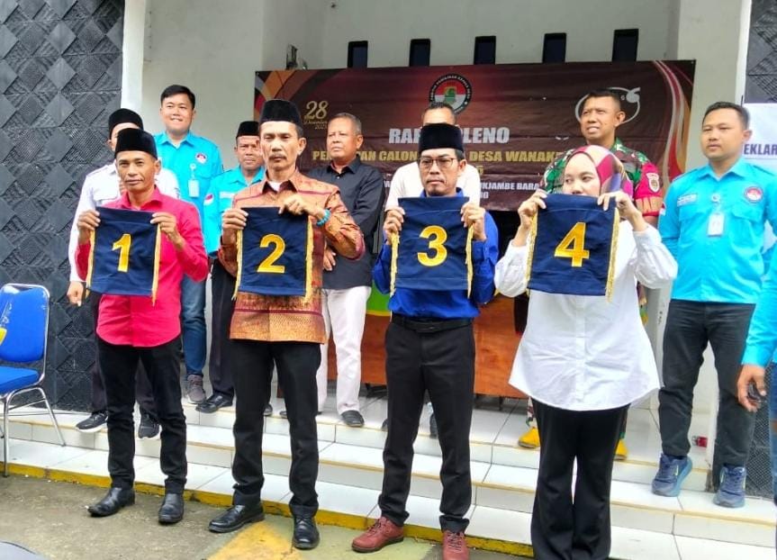 PLENO PENETAPAN CALON DAN PEMBAGIAN NOMOR URUT CALON KADES DESA WANAKERTA  PERIODE 2025-2033